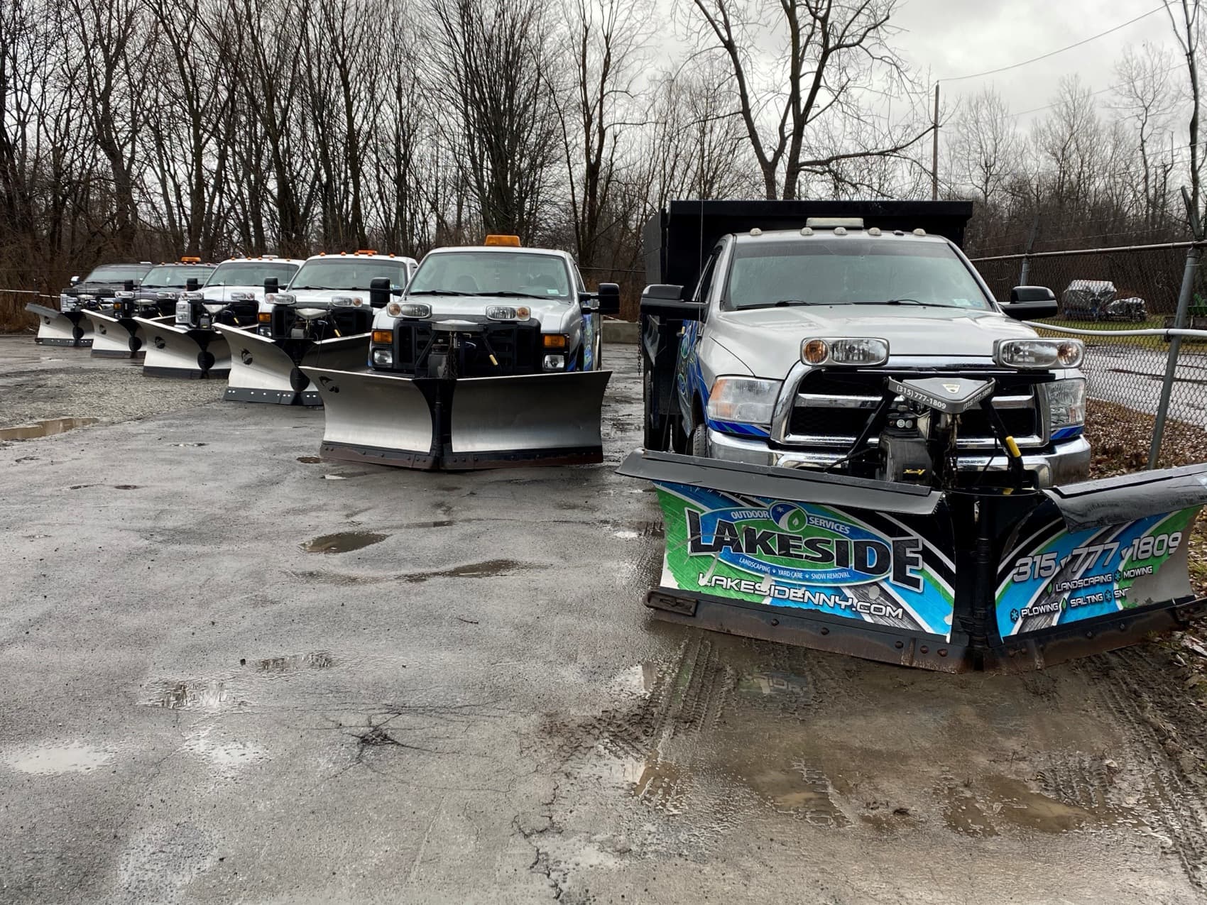 Lakeside plow trucks serving Watertown, Fort Drum, and the Thousand Islands